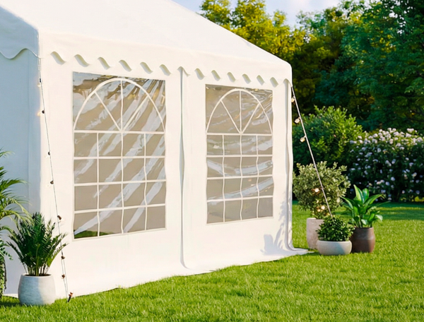 Plachty párty stanu - bočnice s oknami