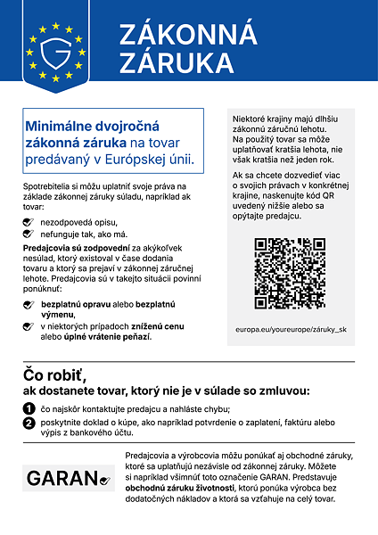 Zákonná záruka spotrebiteľa