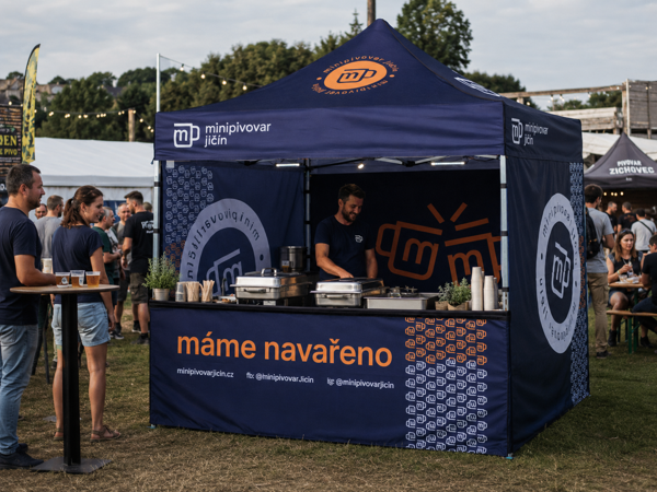 Reklamní stany s vlastním potiskem od Ambitent