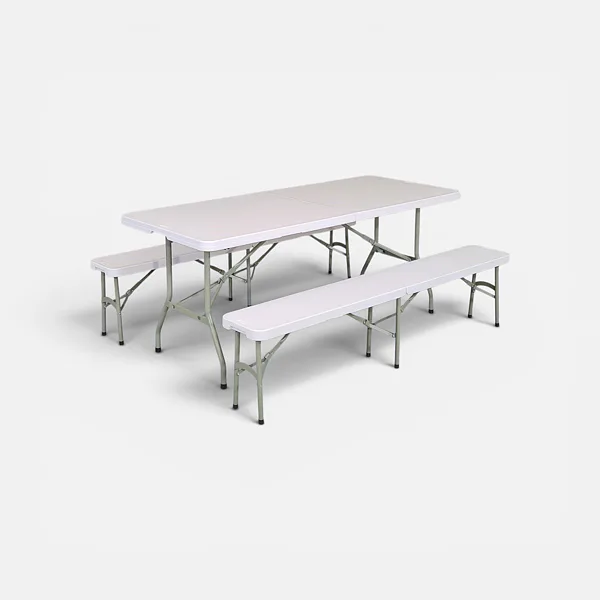 Plastový pivný set 180 cm - stôl a lavica od Ambitent